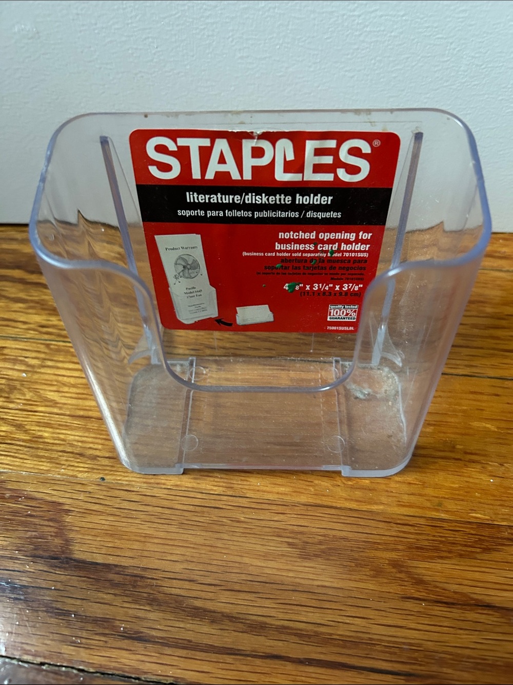 Staple Clear Acrylic Countertop Literature Holder